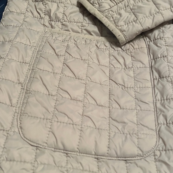 Quilted Long Jacket in Light tan - Picture 4 of 4